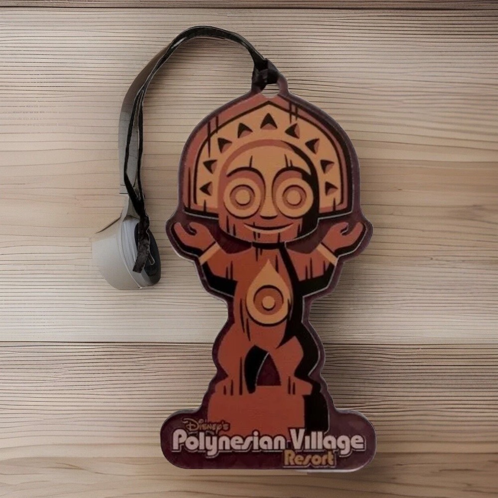 Disney Parks Polynesian Resort Tiki Maui Acrylic Ornament Holidays Tropical NEW